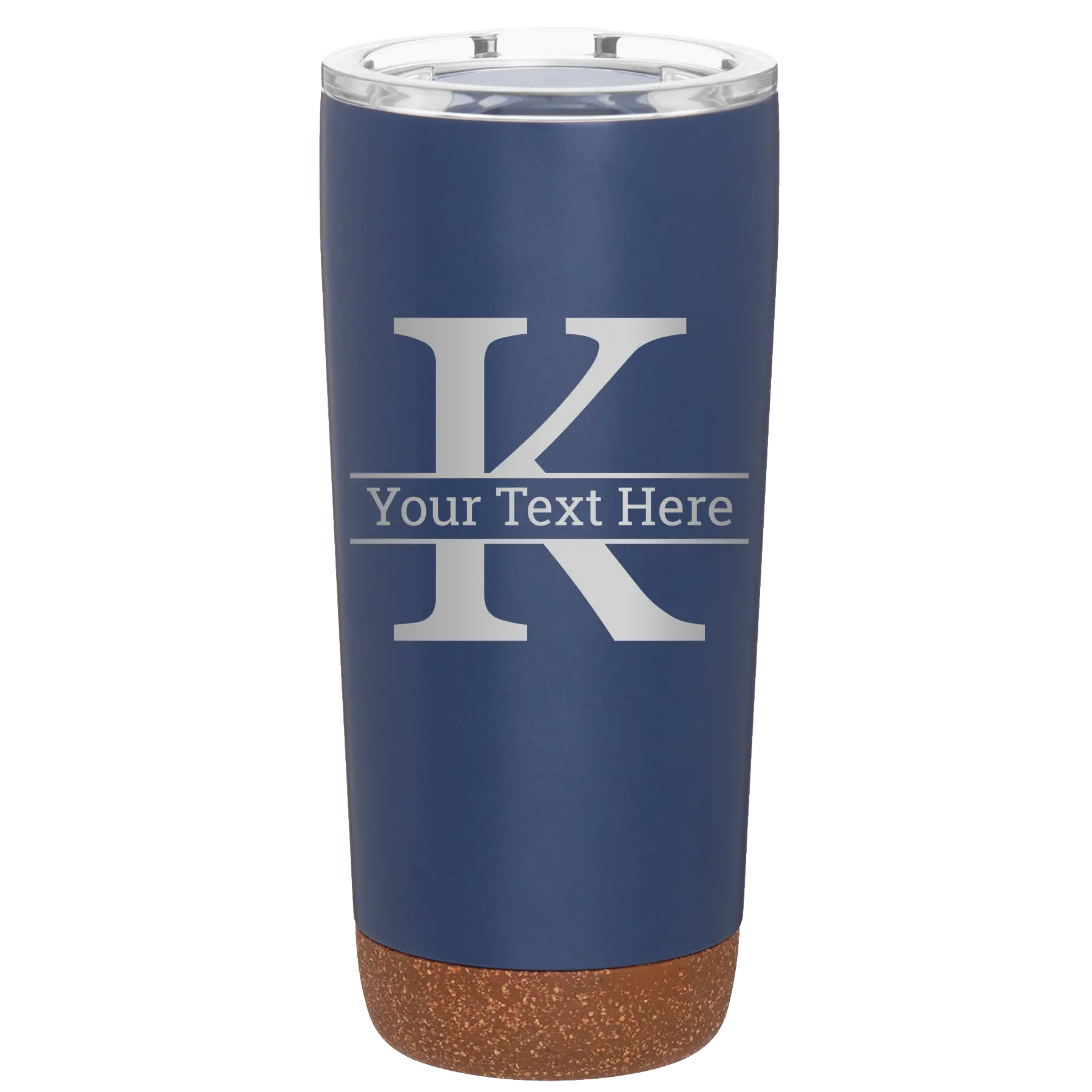 Personalized constellation 20 oz vacuum insulated tumbler with 'Monogram letter K' design