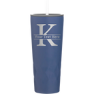 Personalized constellation 20 oz vacuum insulated tumbler with 'Monogram letter K' design