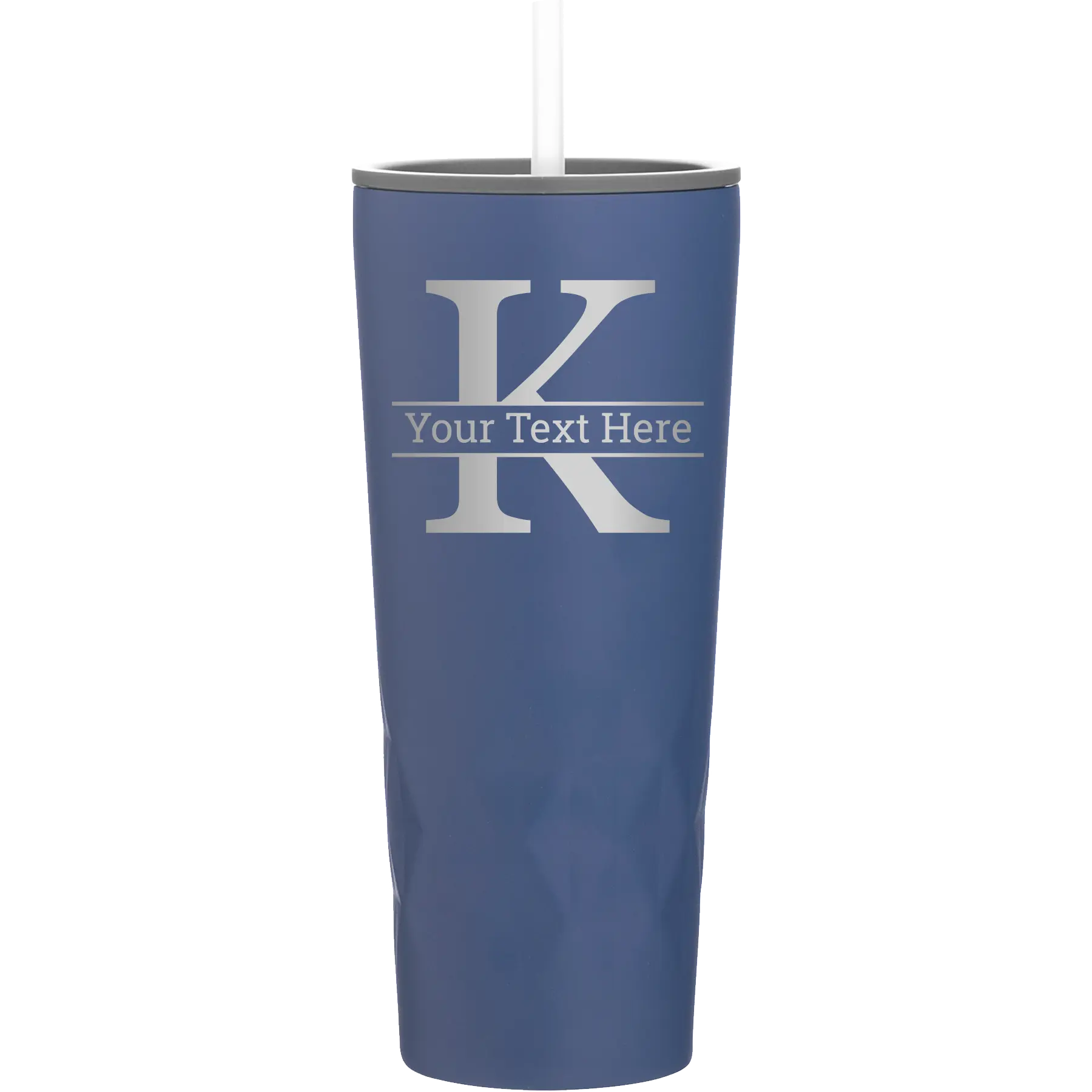 Personalized constellation 20 oz vacuum insulated tumbler with 'Monogram letter K' design