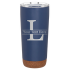 Personalized constellation 20 oz vacuum insulated tumbler with 'Monogram letter L' design