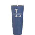 Personalized constellation 20 oz vacuum insulated tumbler with 'Monogram letter L' design
