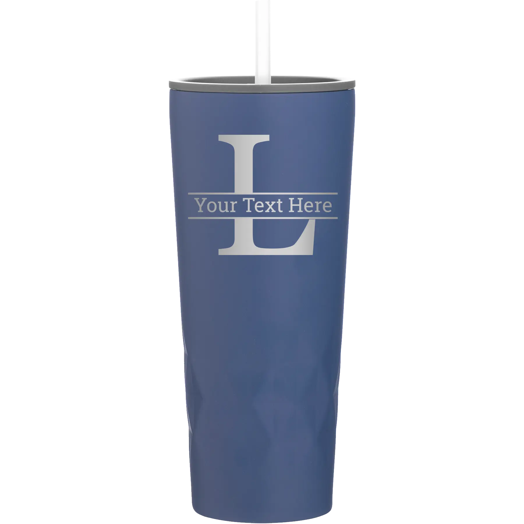 Personalized constellation 20 oz vacuum insulated tumbler with 'Monogram letter L' design
