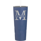 Personalized constellation 20 oz vacuum insulated tumbler with 'Monogram letter M' design