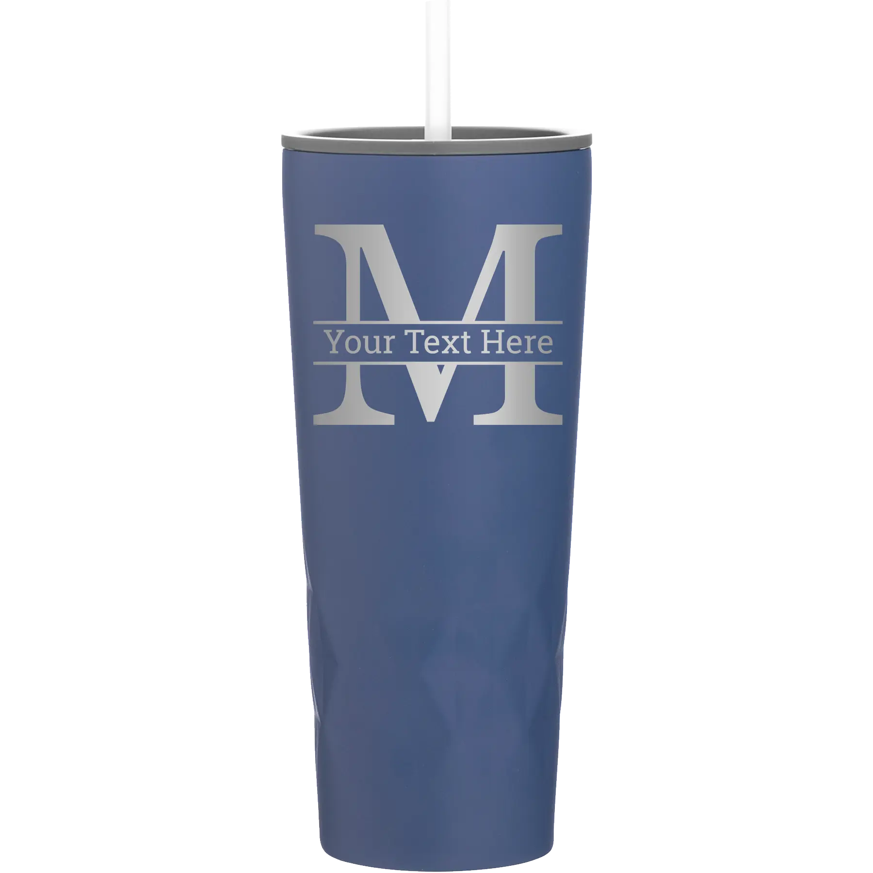 Personalized constellation 20 oz vacuum insulated tumbler with 'Monogram letter M' design