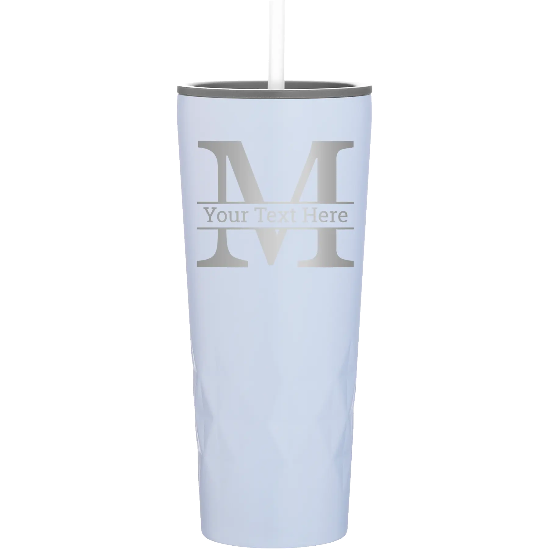 Personalized landfall 20 oz vacuum insulated tumbler with 'Monogram letter M' design