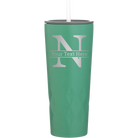 Personalized forage 20 oz vacuum insulated tumbler with 'Monogram letter N' design