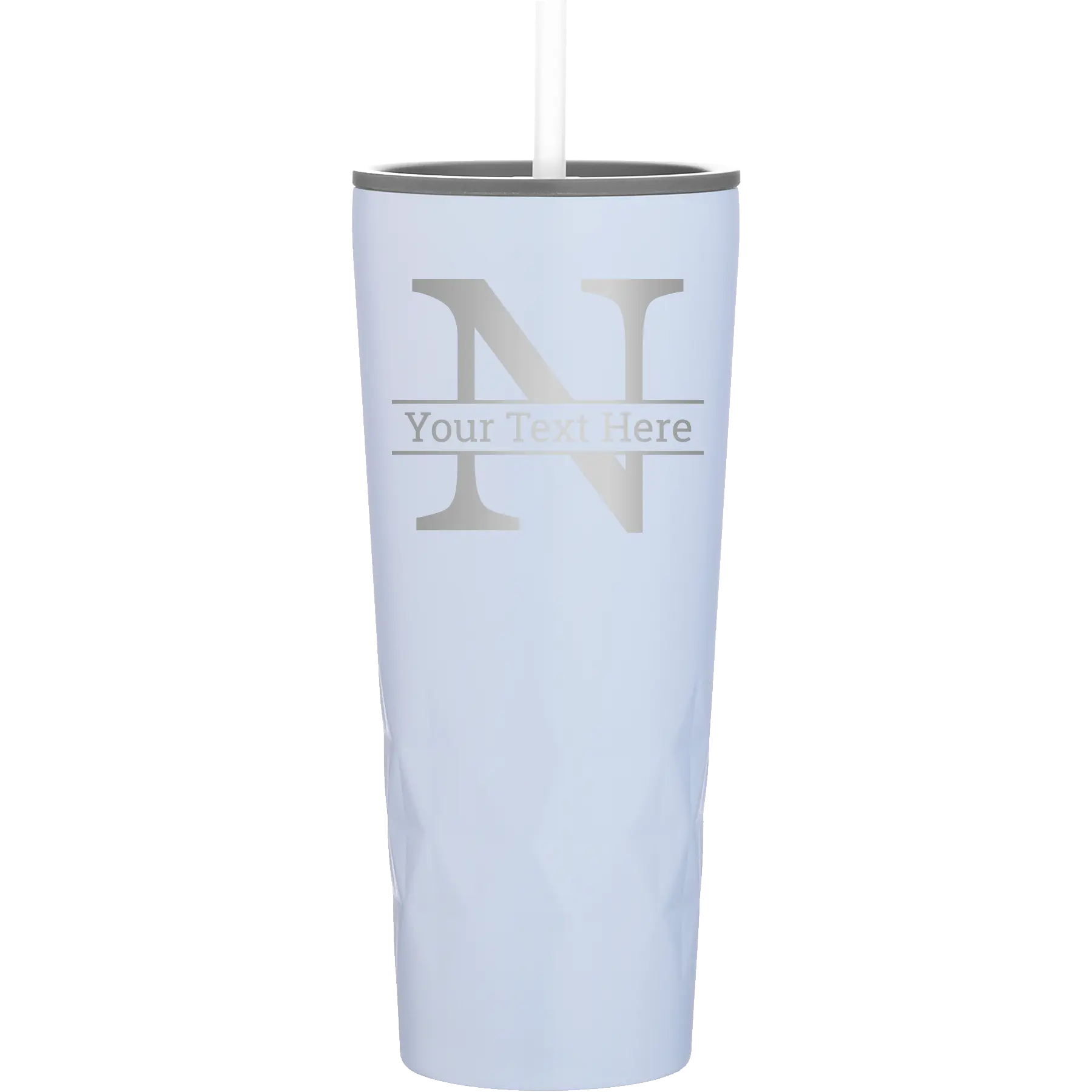 Personalized landfall 20 oz vacuum insulated tumbler with 'Monogram letter N' design