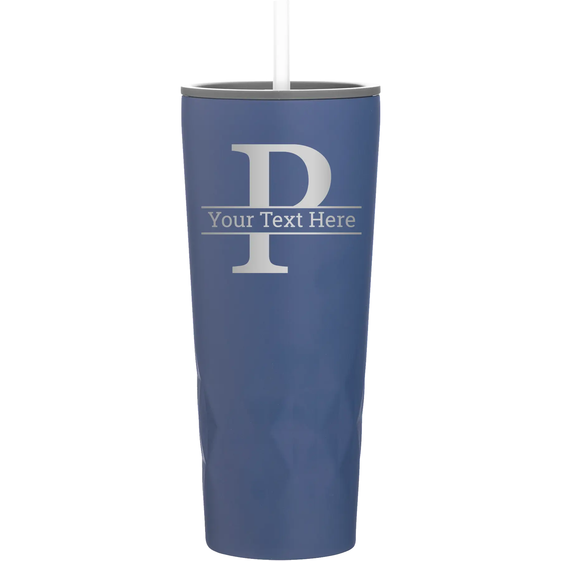 Personalized constellation 20 oz vacuum insulated tumbler with 'Monogram letter P' design