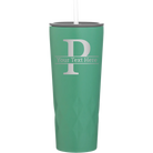 Personalized forage 20 oz vacuum insulated tumbler with 'Monogram letter P' design