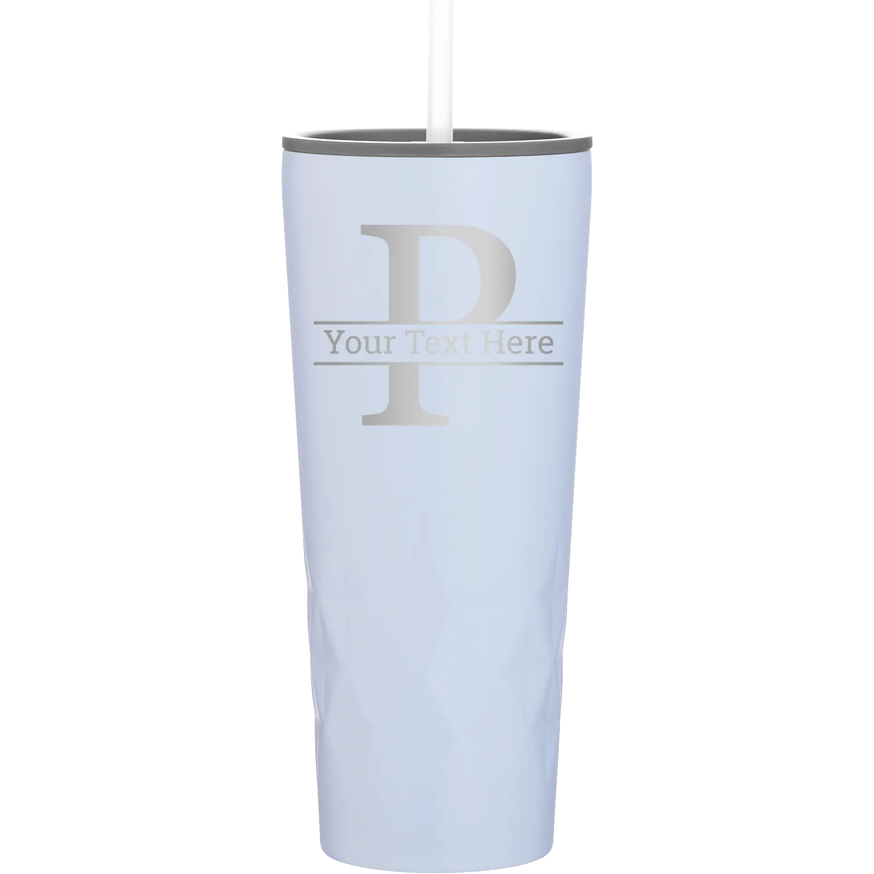 Personalized landfall 20 oz vacuum insulated tumbler with 'Monogram letter P' design