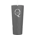 Personalized slate 20 oz vacuum insulated tumbler with 'Monogram letter Q' design