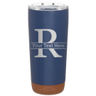 Personalized constellation 20 oz vacuum insulated tumbler with 'Monogram letter R' design