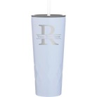 Personalized landfall 20 oz vacuum insulated tumbler with 'Monogram letter R' design