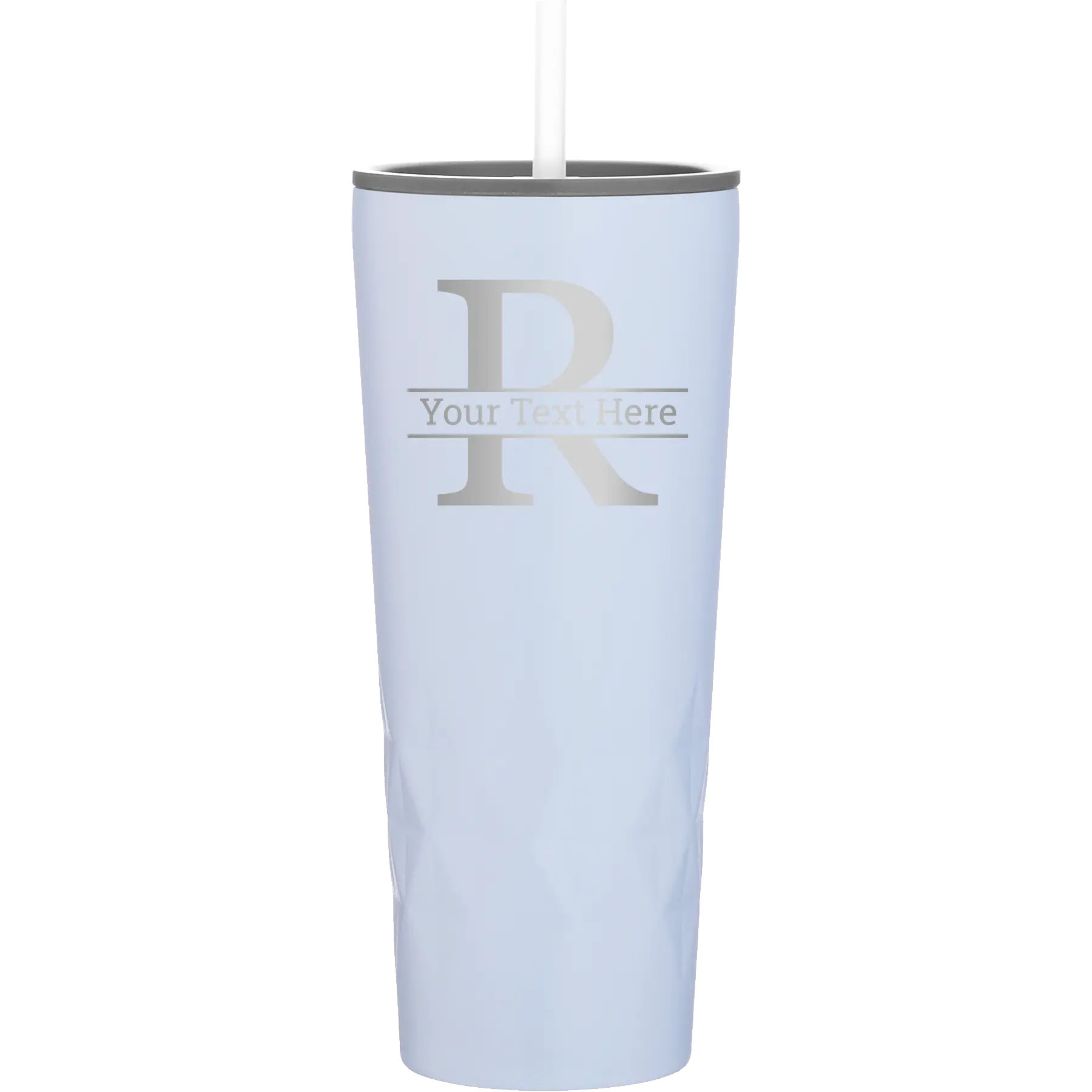Personalized landfall 20 oz vacuum insulated tumbler with 'Monogram letter R' design
