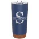 Personalized constellation 20 oz vacuum insulated tumbler with 'Monogram letter S' design