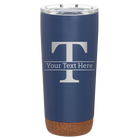Personalized constellation 20 oz vacuum insulated tumbler with 'Monogram letter T' design