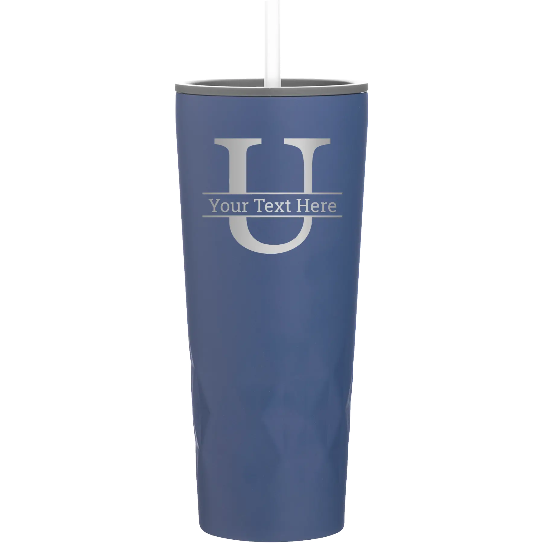 Personalized constellation 20 oz vacuum insulated tumbler with 'Monogram letter U' design