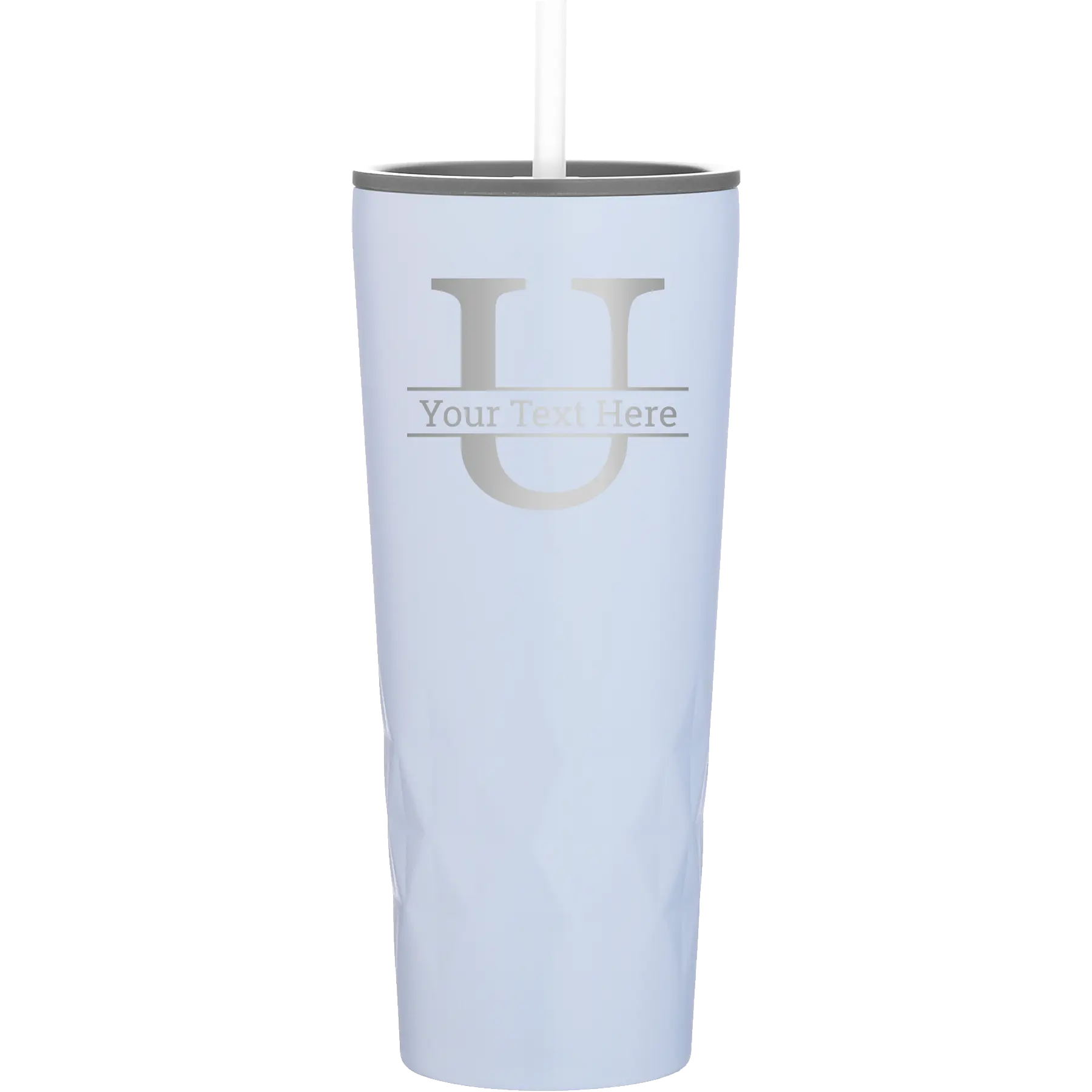 Personalized landfall 20 oz vacuum insulated tumbler with 'Monogram letter U' design