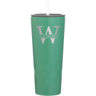 Personalized forage 20 oz vacuum insulated tumbler with 'Monogram letter W' design