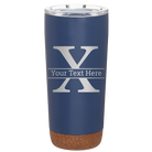 Personalized constellation 20 oz vacuum insulated tumbler with 'Monogram letter X' design