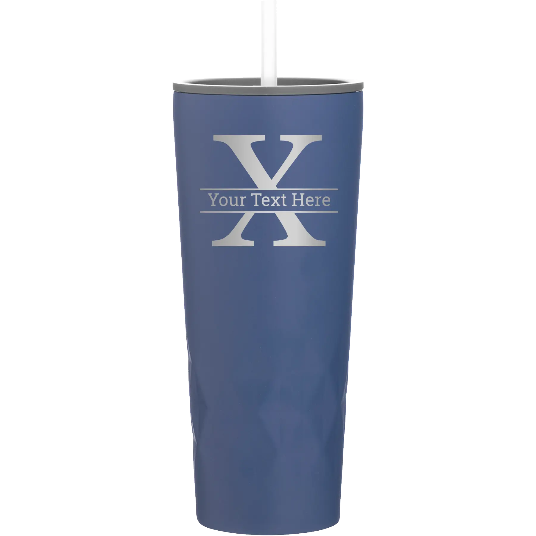 Personalized constellation 20 oz vacuum insulated tumbler with 'Monogram letter X' design