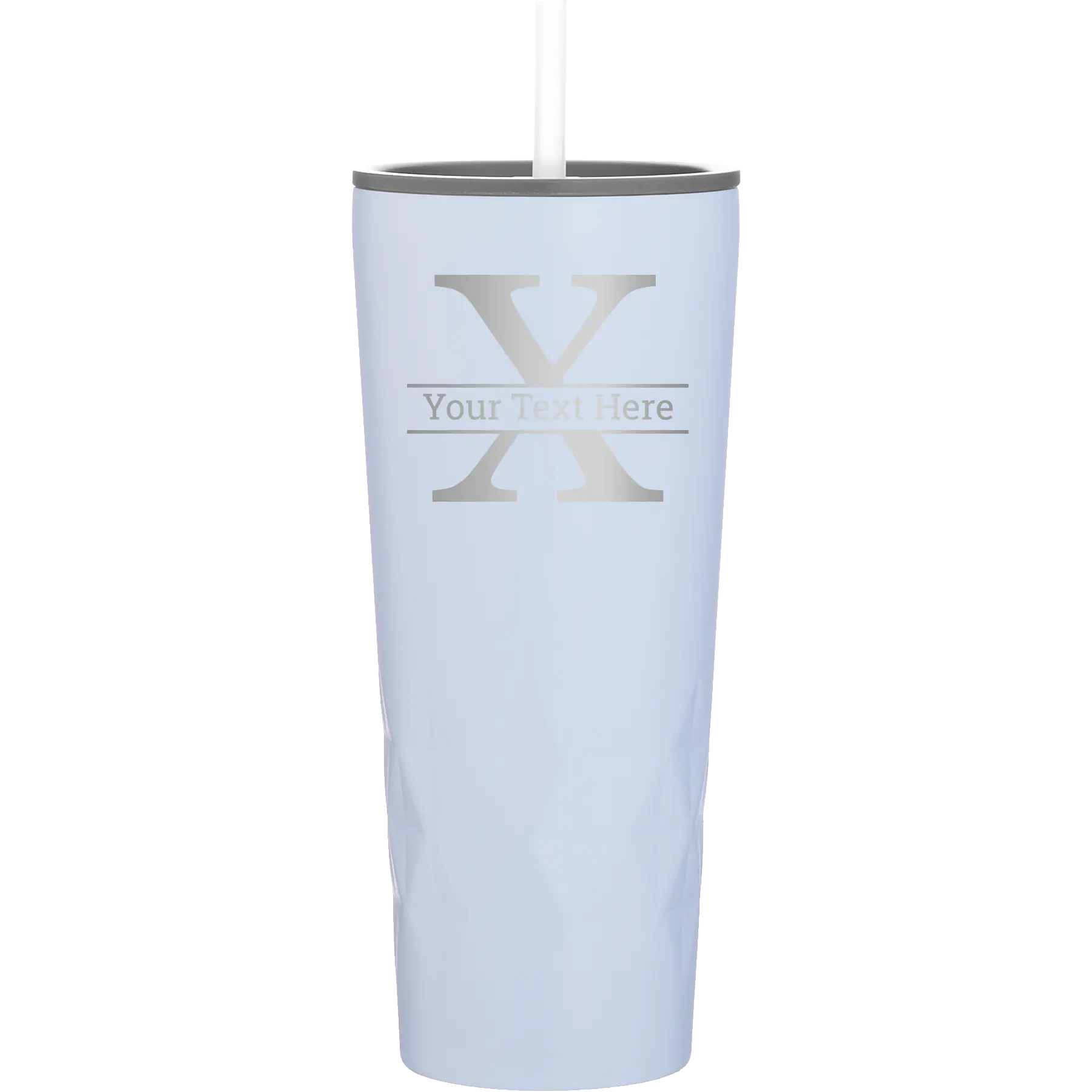 Personalized landfall 20 oz vacuum insulated tumbler with 'Monogram letter X' design