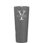 Personalized slate 20 oz vacuum insulated tumbler with 'Monogram letter Y' design