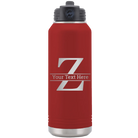 Personalized maroon 32 oz vacuum insulated water bottle with 'Monogram letter Z' design