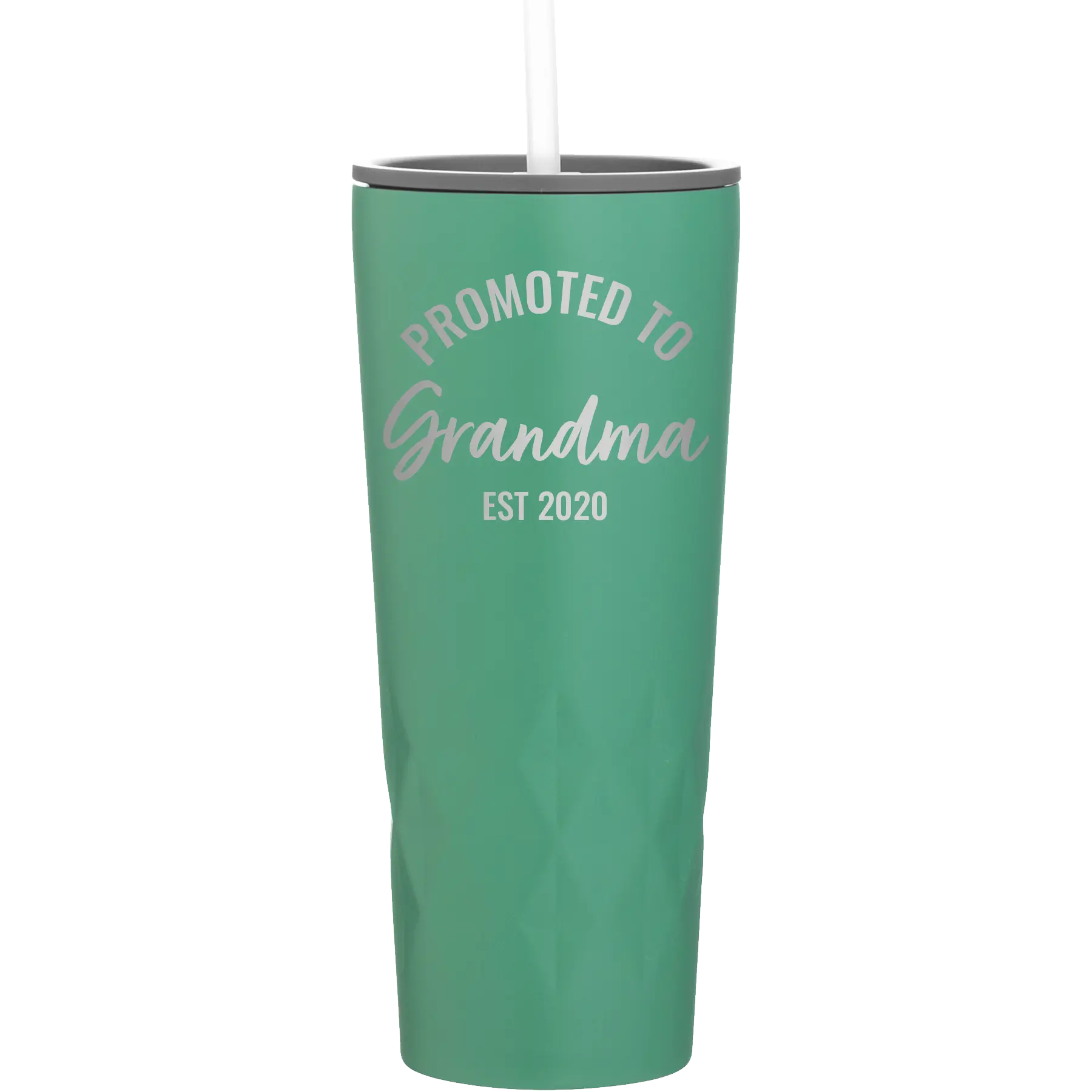 Personalized forage 20 oz vacuum insulated tumbler with 'Promoted to Grandma' design