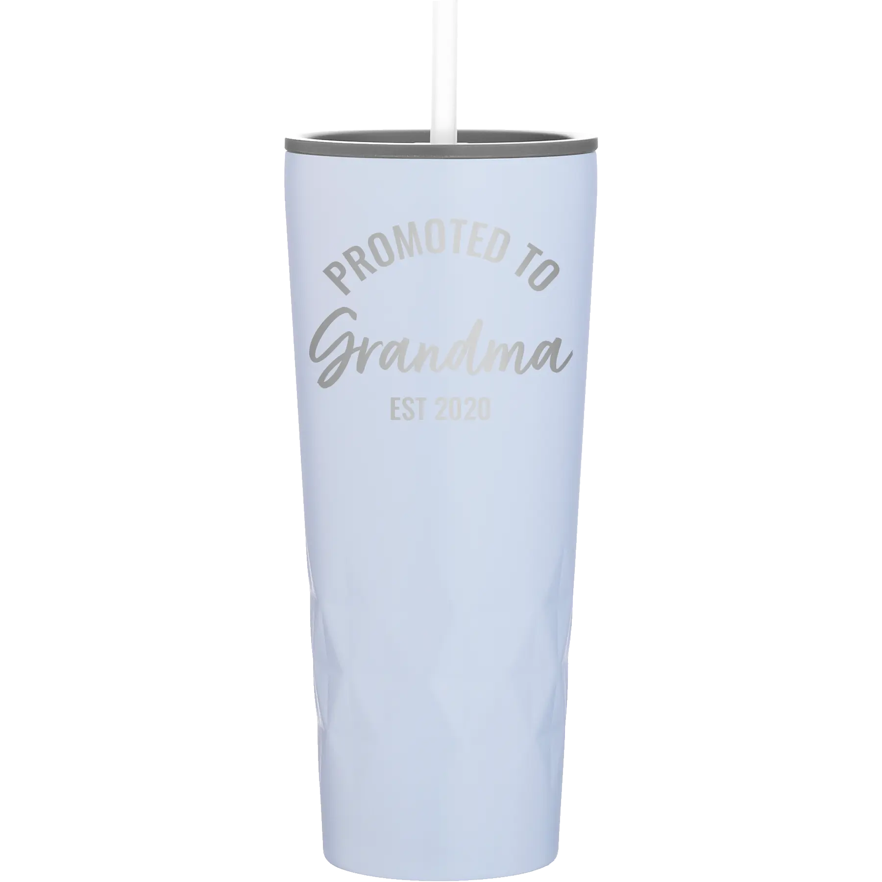 Personalized landfall 20 oz vacuum insulated tumbler with 'Promoted to Grandma' design