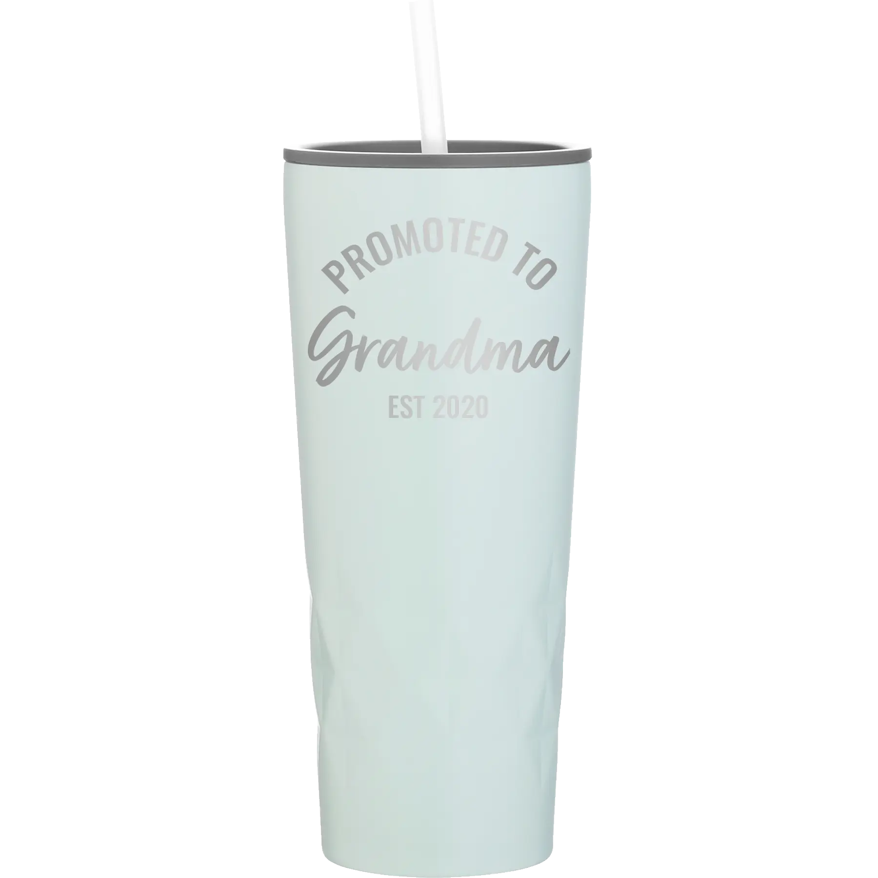Personalized meadow 20 oz vacuum insulated tumbler with 'Promoted to Grandma' design