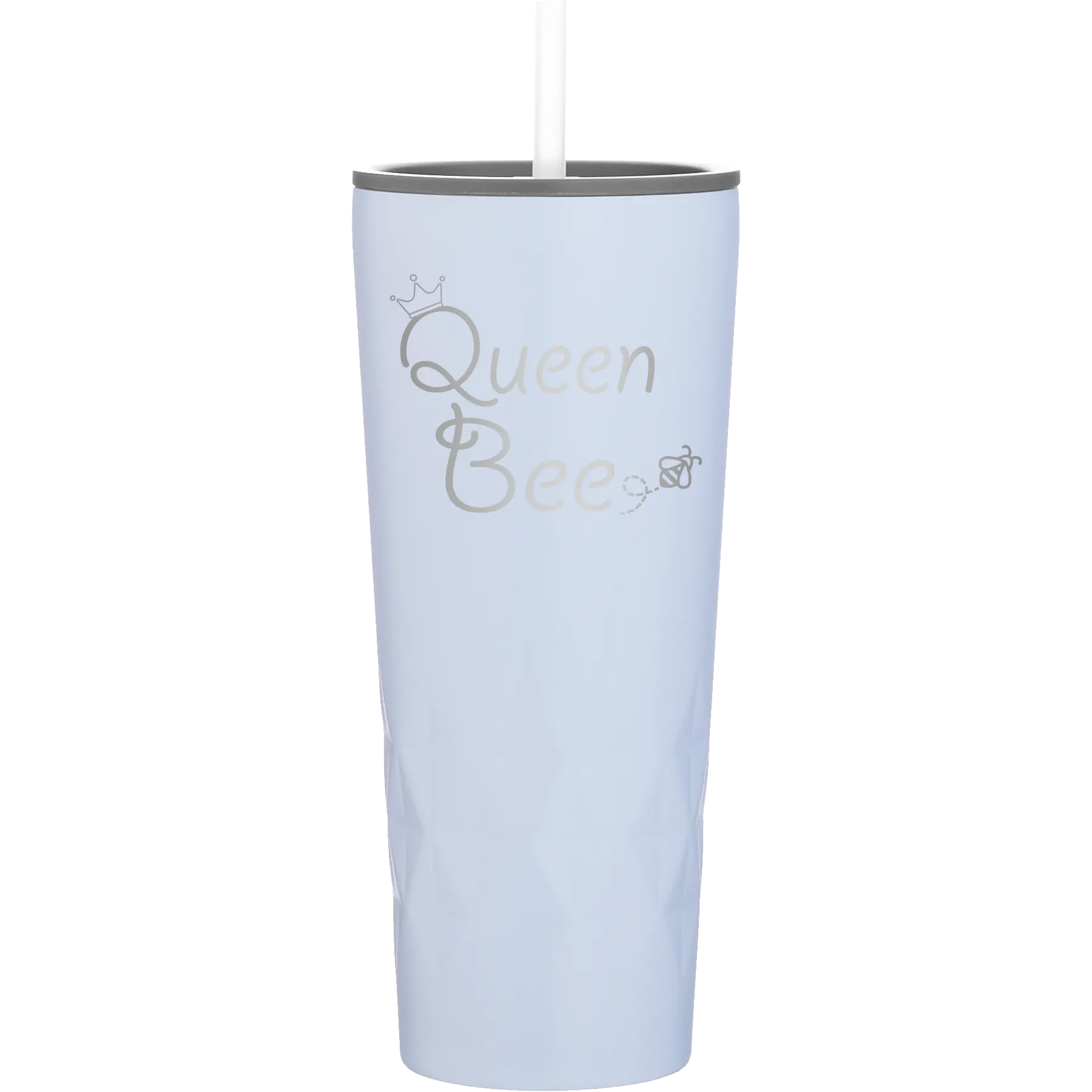 Laser etched landfall 20 oz vacuum insulated tumbler with 'Queen Bee' design