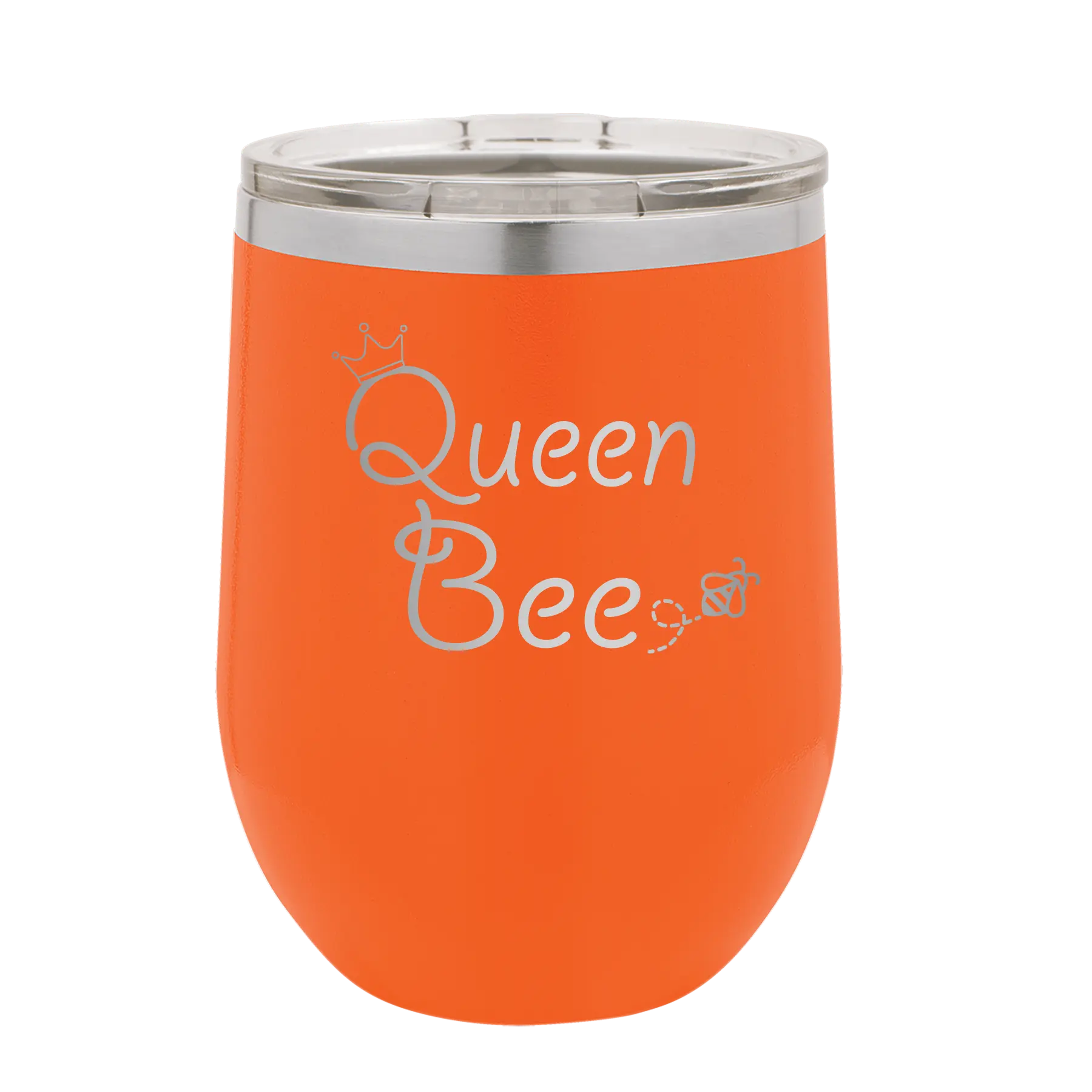 Queen Bee Wine Cup - Orange | Iconic Imprint