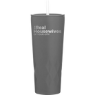 Personalized slate 20 oz vacuum insulated tumbler with 'The Real Housewives' design