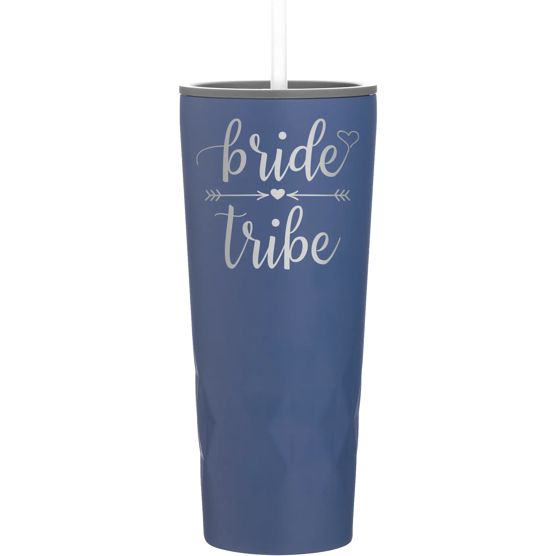 Laser etched constellation 20 oz vacuum insulated tumbler with 'Bride Tribe' design