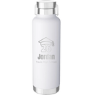 Personalized white 24 oz vacuum insulated water bottle with 'Year 2026' design