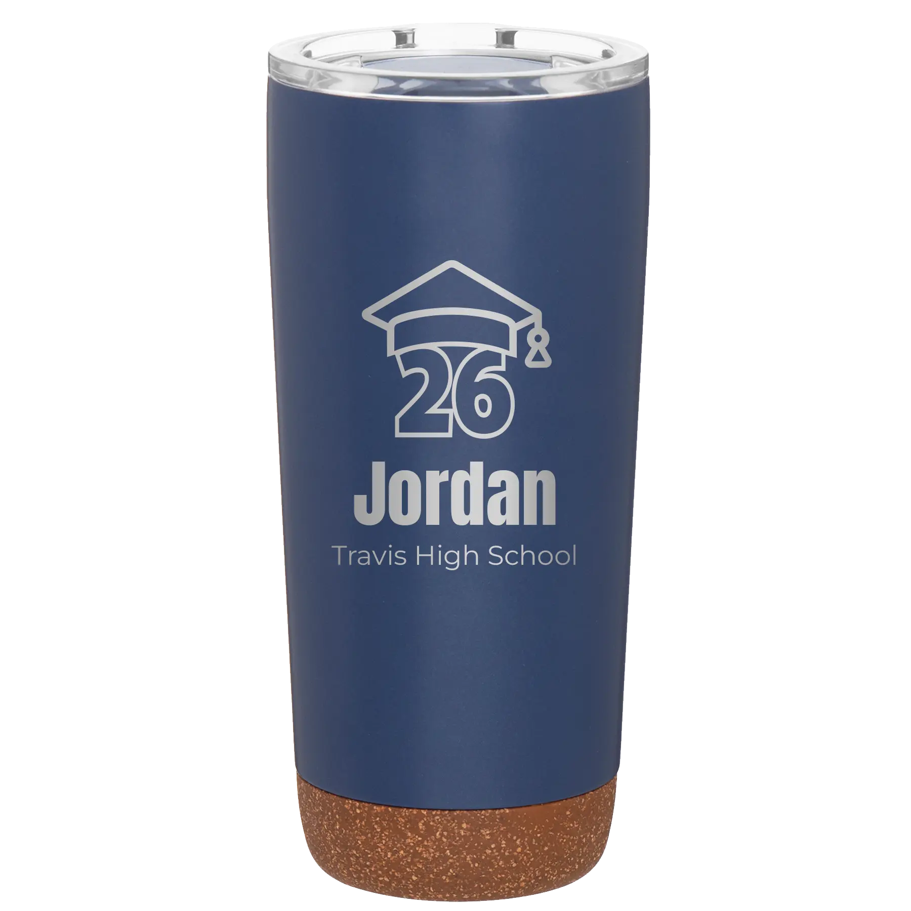Personalized constellation 20 oz vacuum insulated tumbler with 'Year 2026' design
