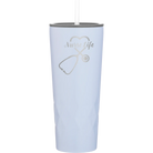 Laser etched landfall 20 oz vacuum insulated tumbler with 'Nurse Life' design