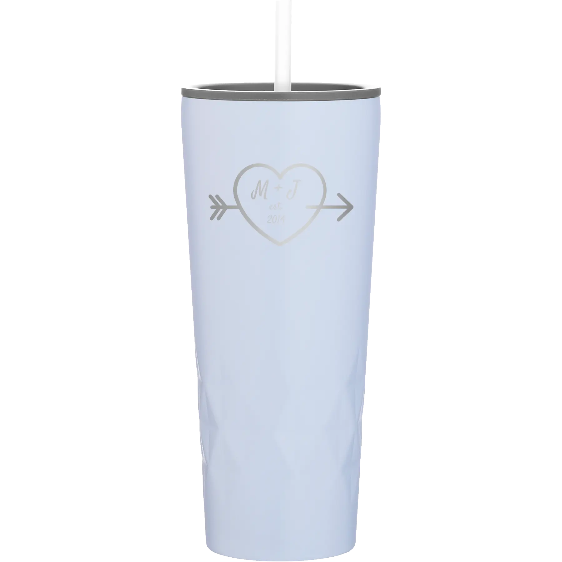 Personalized landfall 20 oz vacuum insulated tumbler with 'Heart with Arrow' design