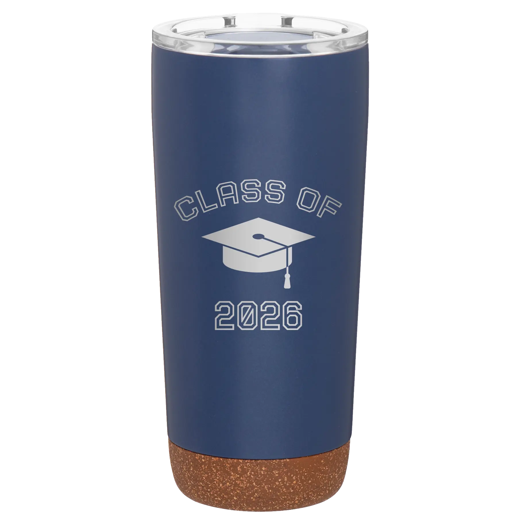Personalized constellation 20 oz vacuum insulated tumbler with 'Class of with Cap' design