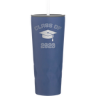 Personalized constellation 20 oz vacuum insulated tumbler with 'Class of with Cap' design
