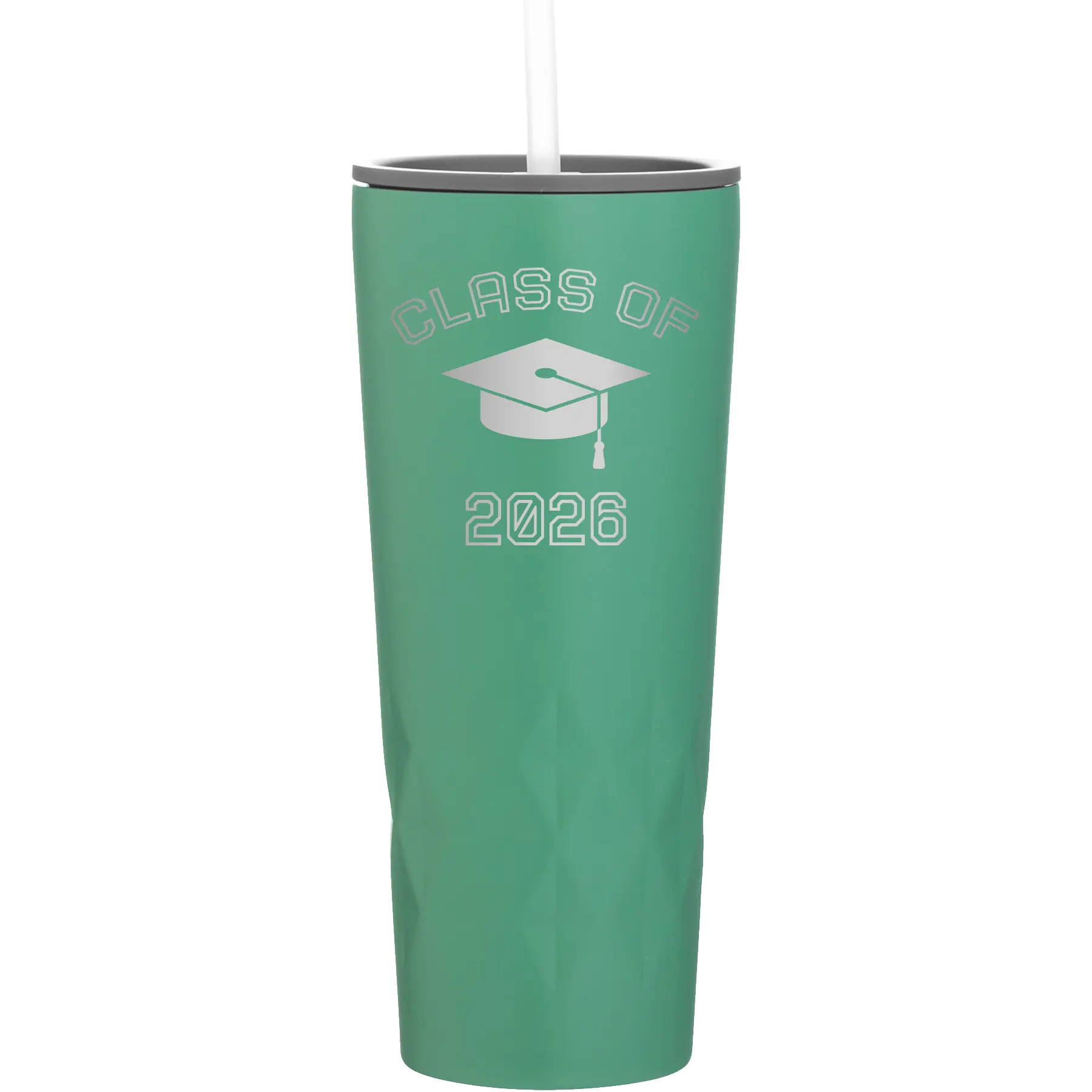 Personalized forage 20 oz vacuum insulated tumbler with 'Class of with Cap' design