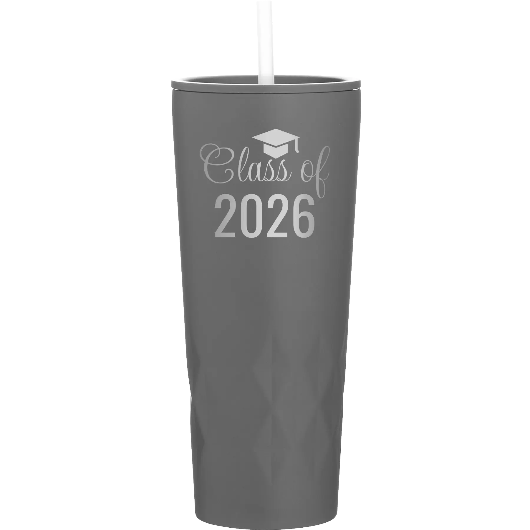 Personalized slate 20 oz vacuum insulated tumbler with 'Class of' design