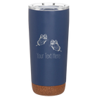 Personalized constellation 20 oz vacuum insulated tumbler with 'Butterflies' design