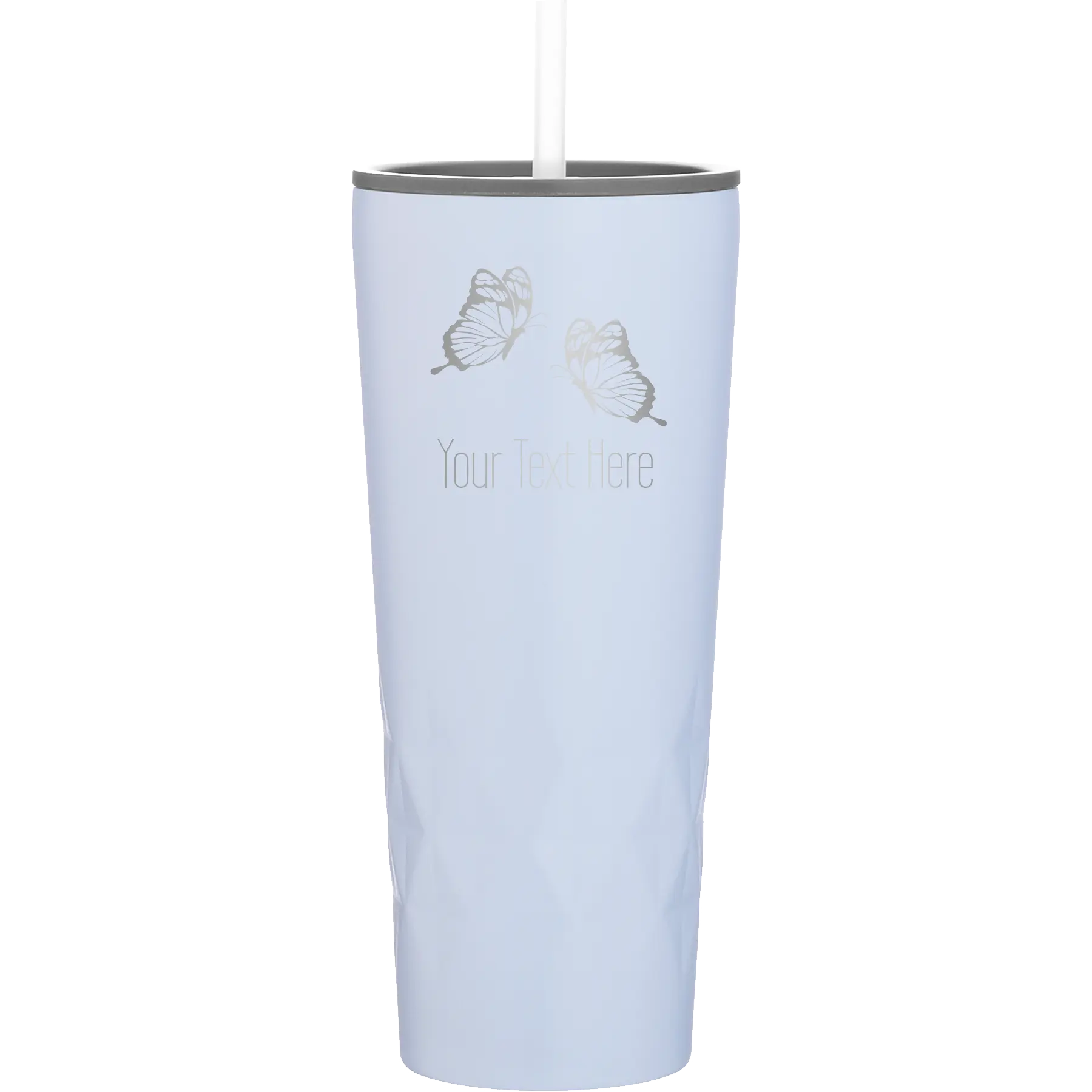 Personalized landfall 20 oz vacuum insulated tumbler with 'Butterflies' design