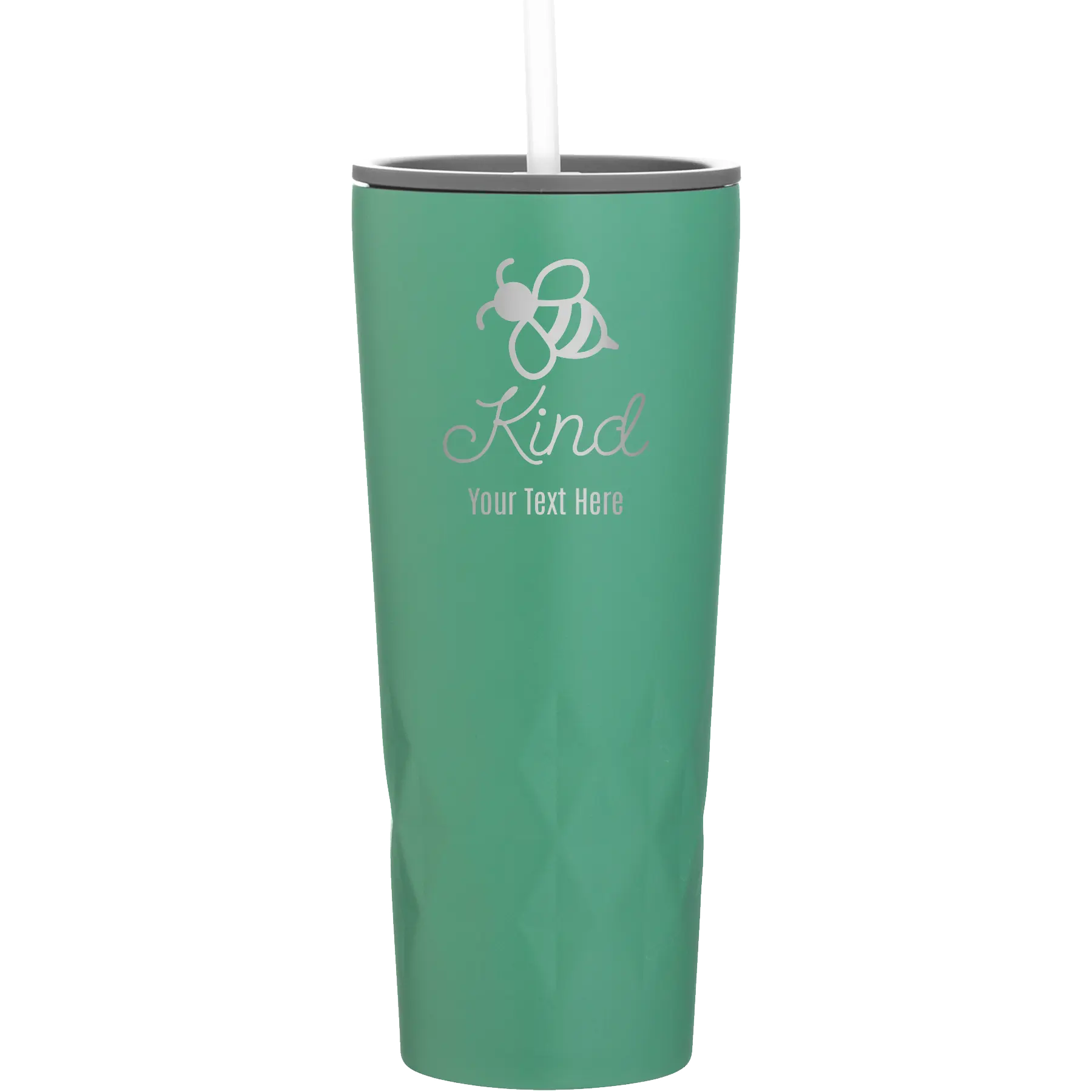 Personalized forage 20 oz vacuum insulated tumbler with 'Bee Kind' design