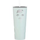 Personalized meadow 20 oz vacuum insulated tumbler with 'Papa Bear 3 baby bears' design