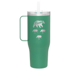 Personalized forage 40 oz vacuum insulated tumbler mug with 'Mama Bear 3 baby bears' design