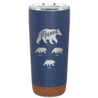 Personalized constellation 20 oz vacuum insulated tumbler with 'Mama Bear 3 baby bears' design
