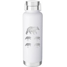 Personalized white 24 oz vacuum insulated water bottle with 'Mama Bear 4 baby bears' design